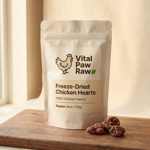 Freeze-Dried Chicken Hearts
